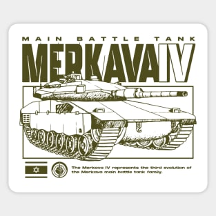 Merkava 4 - Israeli Tank Sticker